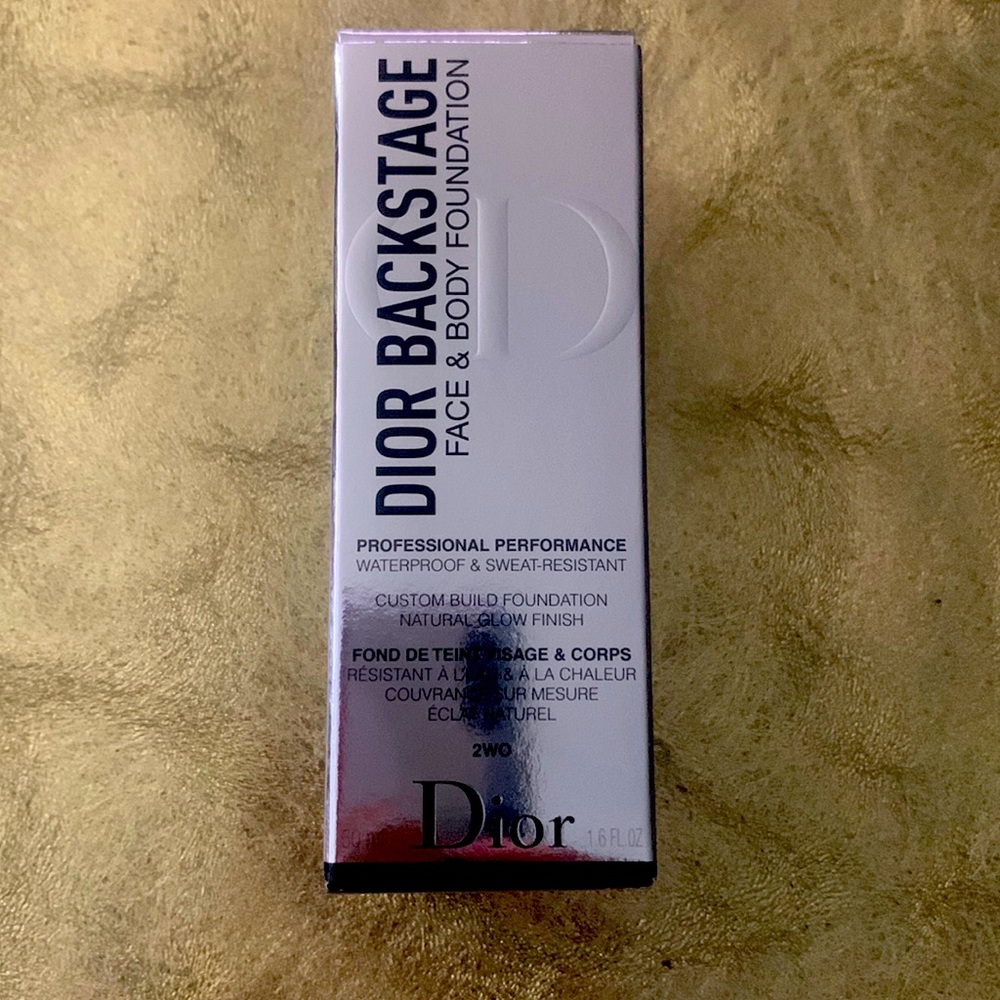 Brand NEW, never opened or used Dior Backstage Face & Body Foundation in 2WO.